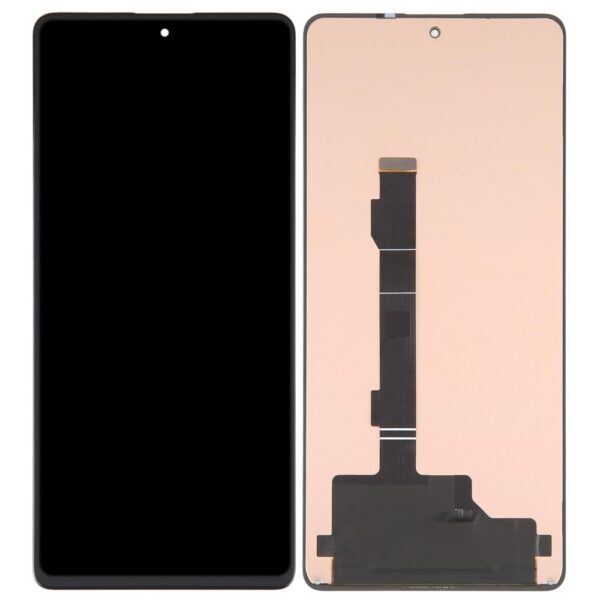 Xiaomi Redmi Note 12 Pro LCD with Touch Screen - Black (display glass combo folder)