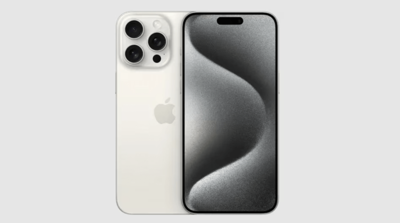 Render of the rumored iPhone 16 Pro Max showcasing its upgraded 48-megapixel main and ultra-wide cameras