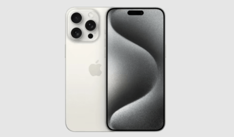 Render of the rumored iPhone 16 Pro Max showcasing its upgraded 48-megapixel main and ultra-wide cameras